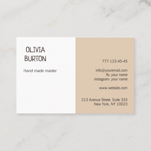 Professioneel visitekaartje met een rotatiestructu (Achterkant)