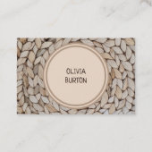 Professioneel visitekaartje met een rotatiestructu (Voorkant)