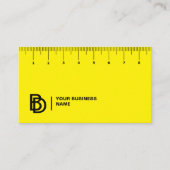 Professioneel Visitekaartje met liniaal (cm) (Voorkant)