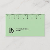 Professioneel Visitekaartje met liniaal (cm) (Voorkant)