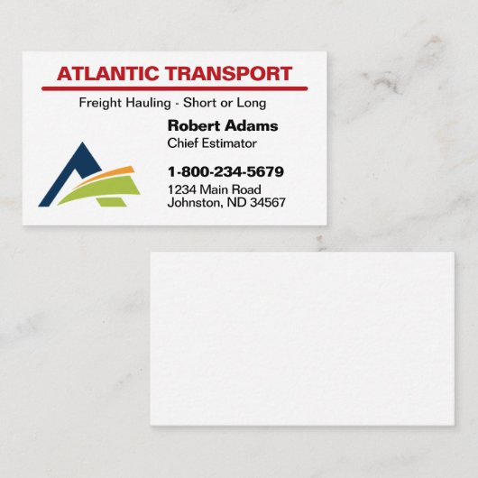 Professioneel Visitekaartje met Logo (Voorkant / Achterkant)