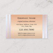 Professioneel Visitekaartje met parfumfrank (Achterkant)