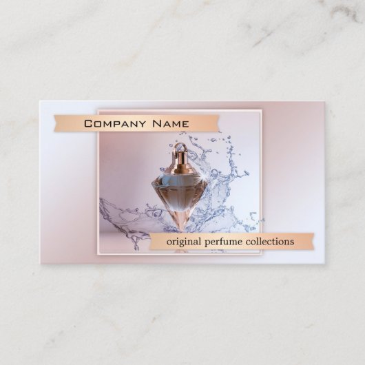 Professioneel Visitekaartje met parfumfrank (Voorkant)