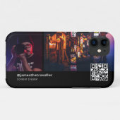 Professioneel Visitekaartje met QR Code Case-Mate iPhone Case (Achterkant (horizontaal))