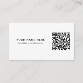 Professioneel Visitekaartje met QR-code & Logo