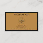 Professioneel Visitekaartje met QR-code & Logo (Achterkant)