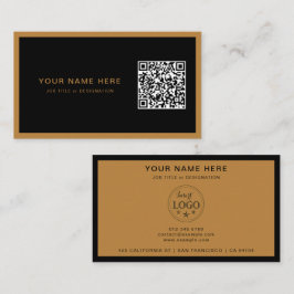 Professioneel Visitekaartje met QR-code & Logo