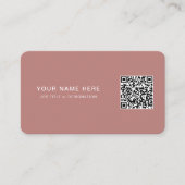 Professioneel Visitekaartje met QR-code & Logo (Voorkant)
