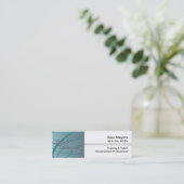 Professioneel Visitekaartje - Monogram blauw (Staand voorkant)