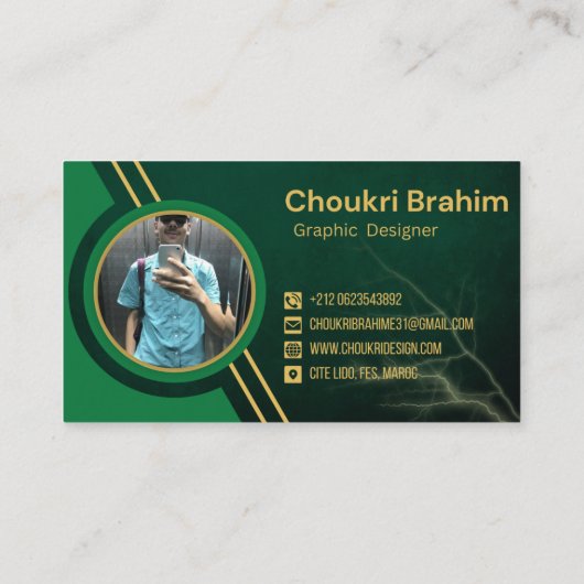 Professioneel Visitekaartje ontwerp (Achterkant)