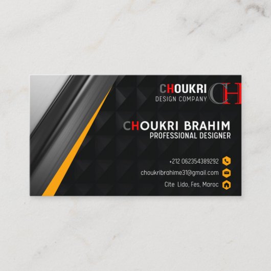 Professioneel Visitekaartje ontwerp (Voorkant)