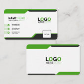 Professioneel Visitekaartje ontwerp, bedrijf, Kaar Informatiekaartje (Voorkant / Achterkant)