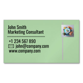 Professioneel Visitekaartje ontwerp – schoon en mi Magnetisch Visitekaartje