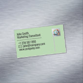 Professioneel Visitekaartje ontwerp – schoon en mi Magnetisch Visitekaartje (Voorbeeld)