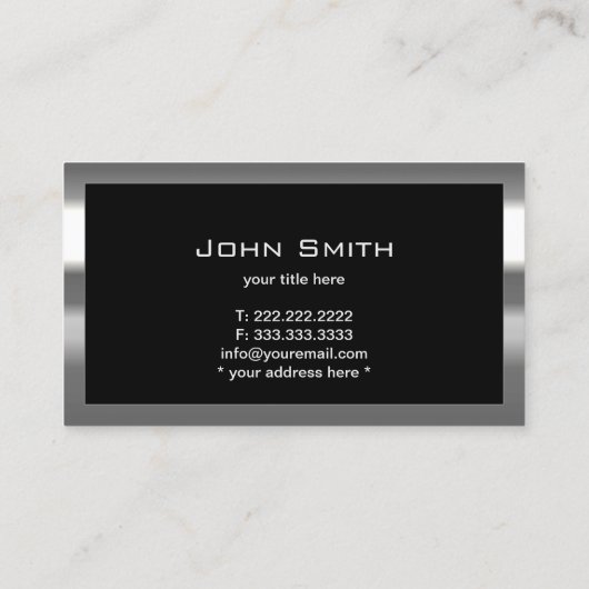 Professioneel Visitekaartje QR-grenscode voor meta (Achterkant)