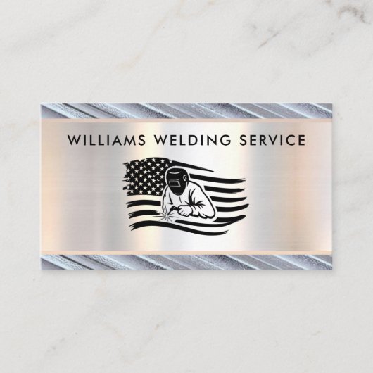 Professioneel Visitekaartje van de lasaannemer (Voorkant)