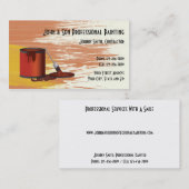 Professioneel Visitekaartje van de Painter Contrac (Voorkant / Achterkant)