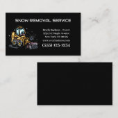 Professioneel Visitekaartje van de sneeuwverwijder (Voorkant / Achterkant)