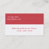 Professioneel Visitekaartje van het Schildbedrijf (Achterkant)