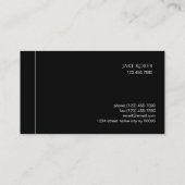 Professioneel Visitekaartje voor automatische verk (Achterkant)