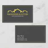 Professioneel Visitekaartje voor dakbedekking en g (Voorkant / Achterkant)