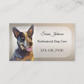 Professioneel Visitekaartje voor Dog Care Grooming (Voorkant)