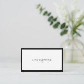 Professioneel Visitekaartje voor Luxury Boutique (Staand voorkant)