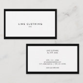 Professioneel Visitekaartje voor Luxury Boutique (Voorkant / Achterkant)