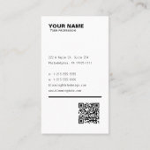 Professioneel Visitekaartje voor Ondernemer (Bill) (Achterkant)