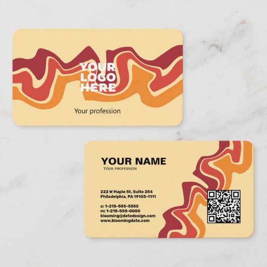 Professioneel Visitekaartje voor ondernemers (Voorkant / Achterkant)