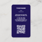 Professioneel Visitekaartje voor ondernemers (Achterkant)