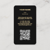 Professioneel Visitekaartje voor ondernemers (Achterkant)