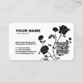 Professioneel Visitekaartje voor ondernemers (Achterkant)