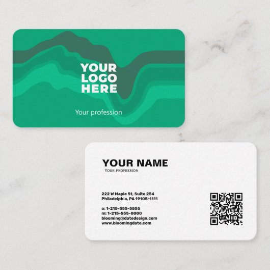Professioneel Visitekaartje voor ondernemers (Voorkant / Achterkant)
