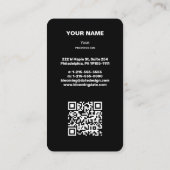 Professioneel Visitekaartje voor ondernemers (Achterkant)