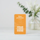 Professioneel Visitekaartje voor ondernemers (Staand voorkant)