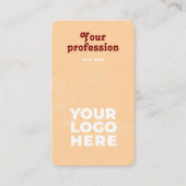 Professioneel Visitekaartje voor ondernemers (Voorkant)