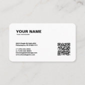 Professioneel Visitekaartje voor ondernemers (Achterkant)