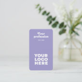 Professioneel Visitekaartje voor ondernemers (Staand voorkant)