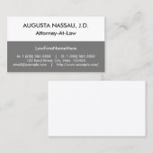 Professioneel Visitekaartje voor ondernemingsstijl (Voorkant / Achterkant)