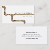 Professioneel Visitekaartje voor waterleidingbuize (Voorkant / Achterkant)