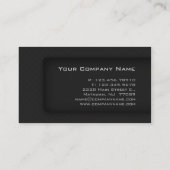 Professioneel Visitekaartje zwart grijs (Achterkant)