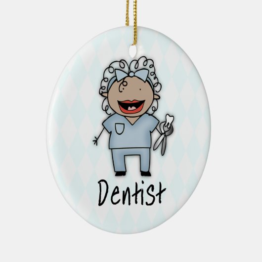 Professioneel Vrouw Keramisch Ornament (Rechts)