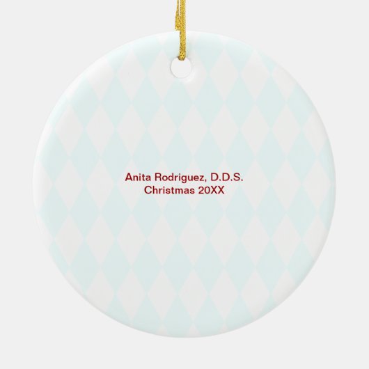 Professioneel Vrouw Keramisch Ornament (Achterkant)