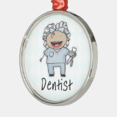 Professioneel Vrouw Metalen Ornament (Links)