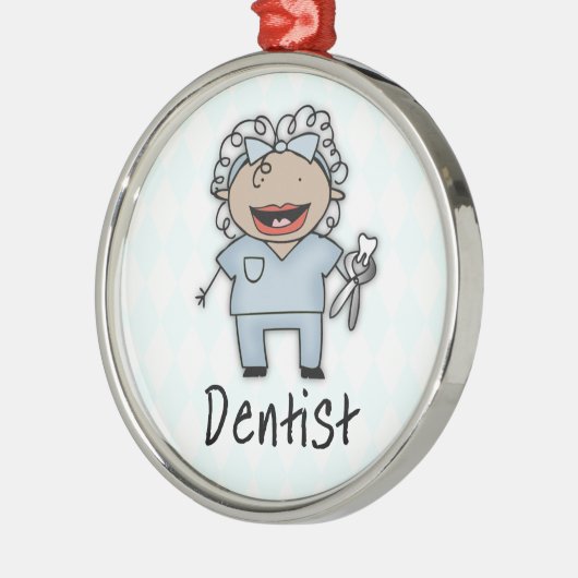 Professioneel Vrouw Metalen Ornament (Links)