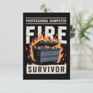 Professioneel vuurwerk overlever Funny Werk  Kaart
