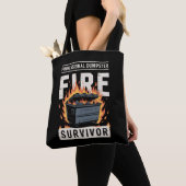 Professioneel vuurwerk overlever Grappig Werk Tote Bag (Dichtbij)