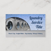 Professioneel Wasserijservice Visitekaartje (Voorkant)