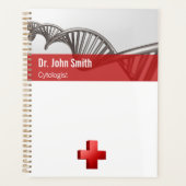 Professioneel wetenschappelijk DNA Strand Cross Me Planner (Voorkant)